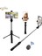 Siyah Kisscase Bluetooth Selfie Sopa Uzaktan Kumanda Tripod Kamera Tripodu Cep Telefonu Canlı Fotoğraf Tutucu Samsung Galaxy S20 Ultra (Yurt Dışından) 2