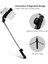 Siyah Kisscase Bluetooth Selfie Sopa Uzaktan Kumanda Tripod Kamera Tripodu Cep Telefonu Canlı Fotoğraf Tutucu Samsung Galaxy S20 Ultra (Yurt Dışından) 3