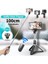 Beyaz L02 Mini Selfie Çubuğu Tripod Alüminyum Telefon Tripod iPhone Android Gopro Eylem Kamera Için Ayrılabilir Bluetooth Uzaktan ile Standı (Yurt Dışından) 2