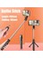 1 Adet Hiçbir Işık Roreta Kablosuz Bluetooth Selfie Sopa Tripod Katlanabilir Monopod Akıllı Telefon Standı Canlı Yayın Kamera El Gimbal Tutucu (Yurt Dışından) 2
