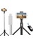 Beyaz 3 In 1 Selfie Sopa Telefon Tripod Uzatılabilir Monopod iPhone 12 Samsung Xiaomi Akıllı Telefon Için Bluetooth Uzaktan Kumanda ile Selfie Sopa (Yurt Dışından) 3