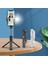 Beyaz Kablosuz Bluetooth Selfie Sopa Tripod El Gimbal Sabitleyici Cep Telefonu Dolgu Işığı Genişletilmiş Bölüm Için Gimbal Sabitleyici (Yurt Dışından) 4