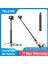 Selfie Çubuğu Tripod Telesın 90 cm Karbon Fiber En Hafif Selfie Çubuğu Alüminyum Alaşımlı Tripod Gopro Hero 10 9 5 6 7 Osmo Eylem Kamera Aksesuarları (Yurt Dışından) 2