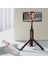 Siyah-Kırmızı Kablosuz Bluetooth El Gimbal Sabitleyici Cep Telefonu Selfie Sopa Tripod Ios Android Için Dolgu Işığı Deklanşör ile (Yurt Dışından) 2