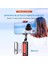 Siyah-Kırmızı Kablosuz Bluetooth El Gimbal Sabitleyici Cep Telefonu Selfie Sopa Tripod Ios Android Için Dolgu Işığı Deklanşör ile (Yurt Dışından) 5