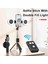 Siyah Kablosuz Bluetooth Uyumlu Selfie Sopa LED Halka Işık Uzatılabilir El Monopod Canlı Tripod IPhone x 8 Android D2R8 (Yurt Dışından) 2
