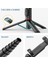 Q12S Siyah Dolgu Işığı Xaiomi Tripod Telefon Selfie Çubuğu Tripod Dolgu Işığı Katlanır Alüminyum Alaşım Mini Telefon Tutucu Kablosuz Bluetooth Selfie Sopa (Yurt Dışından) 3