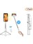 Beyaz LED 1 Paket Yeni Kablosuz Bluetooth Selfie Çubuğu Tripod, Uzaktan Uzatılabilir Tripod ile iPhone Android Akıllı Telefon Için LED Işık Çıkarılabilir (Yurt Dışından) 1
