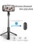 Siyah 2022 Yeni Bluetooth Kablosuz Selfie Çubuğu Mini Tripod Uzatılabilir Monopod, Ios Android Telefon Için Dolgu Işığı ile Uzaktan Deklanşör (Yurt Dışından) 2