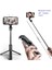 Siyah 2022 Yeni Bluetooth Kablosuz Selfie Çubuğu Mini Tripod Uzatılabilir Monopod, Ios Android Telefon Için Dolgu Işığı ile Uzaktan Deklanşör (Yurt Dışından) 3
