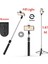 Stil A Işıksız Selfie Sopa Işıklı LED Hücre Tripod Mobil Lamba Telefon Halkası Akıllı Telefon Tutucu Standı Monopod Bluetooth Teleskopik Kutup Pau (Yurt Dışından) 2