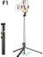 Selfie Çubuğu 1 Kablosuz Bluetooth Selfie Çubuğu 1700MM Çift Dolgu Işığı ile Gopro Aksiyon Kameraları Için Katlanabilir Tripod Monopod Akıllı Telefon (Yurt Dışından) 1