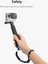 VP403 Vamson Gopro 11 10 9 8 7 6 Alüminyum Uzatılabilir Kutup Selfie Sopa Monopod Tripod Bağlama Aparatı Gopro Hero 11 Için INSTA360 Yi Için (Yurt Dışından) 5