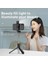 H1 Beyaz 2022 Katlanabilir Cep Telefonu Tutucu Dolgu Işığı Kablosuz Bluetooth Uyumlu Selfie Çubuğu Android Canlı Yayın Için IPhone (Yurt Dışından) 4