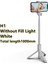 H1-Beyaz Kablosuz Selfie Çubuğu Bluetooth Katlanabilir Geri Çekilebilir Katlanır Monopod Ios Android Için LED Işık Uzaktan Kumanda Deklanşör Fotoğraf (Yurt Dışından) 1