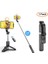 Q02S LED 1 Paket Yeni Kablosuz Bluetooth Selfie Çubuğu Tripod ile Uzaktan Uzatılabilir Tripod LED Işık ile iPhone Android Akıllı Telefon Için Ayrılabilir (Yurt Dışından) 1