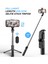 Q02S LED 1 Paket Yeni Kablosuz Bluetooth Selfie Çubuğu Tripod ile Uzaktan Uzatılabilir Tripod LED Işık ile iPhone Android Akıllı Telefon Için Ayrılabilir (Yurt Dışından) 5