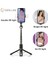 Siyah Kablosuz Bluetooth Selfie Sopa Uzatılabilir Monopod Mini Tripod Dolgu Işığı ile Bluetooth Uzaktan Deklanşör Ios Android Telefon Için (Yurt Dışından) 2