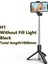 Siyah, Işıksız Ultra Taşınabilir Tripod Telefon Uzaktan Kumandalı Bluetooth Selfie Çubuğu Huawei iPhone ve Android Için Katlanabilir Geri Çekilebilir (Yurt Dışından) 1