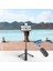 Işıklı Siyah Fgclsy Q02S Yeni Selfie Çubuğu Bluetooth Kablosuz Uzaktan Kumanda Dolgu Işığıyla Selfie Akıllı Telefonlar Için Katlanabilir Monopod Tripod (Yurt Dışından) 2