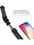 Beyaz Dahili Işık Taşınabilir Alüminyum Alaşım 76CM Selfie Çubuğu Katlanabilir 20CM IPhone Xiaomi Için Cep Telefonu Tutucu Esnek Bluetooth El Tipi (Yurt Dışından) 5