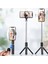 Siyah 4in1 Bluetooth Kablosuz Selfie Sopa Mini Tripod Ios Android Cep Telefonu Için LED Işık ile Deklanşör Kamera Standı Tutucu (Yurt Dışından) 4
