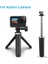 Aksiyon Kamerası Için Telesın Mini Selfie Çubuğu Kamera Braketi Mini Tripod Selfie Spor Kamerası Alüminyum Alaşımlı Plastik Ayarlanabilir Uzunluk Selfie Çubuğu (Yurt Dışından) 1