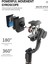 Siyah El Tipi Gimbal Akıllı Telefon Bluetooth ve Sabitleyicili Selfie Çubuğu Xiaomi iPhone Akıllı Telefonuna Gimbal'ı Sabitleyin (Yurt Dışından) 4