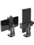 Siyah Neewer Akıllı Telefon Tutucu Dikey Braket ile 1/4 "tripod Montajlı Telefon Klip Tripod Adaptörü iPhone Telefonlar Için 1.9-3.9 Inç (Yurt Dışından) 4