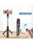 Siyah LED Bluetooth Kablosuz Selfie Çubuğu Mini Tripod Dolgu Işığı ile Uzatılabilir Ios Android Telefon Için Uzaktan Deklanşör Canlı Yayın (Yurt Dışından) 5
