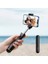 Siyah Mini Selfie Çubuğu Palo Genişletilebilir Selfiegram Ultra Kablosuz Bluetooth Akıllı Telefon Selfie Çubuğu Esnek Trepier Selphie (Yurt Dışından) 1