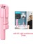Pembe Hafif Katlanabilir Tripod Monopod ile Kablosuz Bluetooth Uyumlu Selfie Çubuğu LED Halka Işık ile iPhone Için Android Için Canlı Tripod (Yurt Dışından) 1