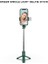 Işıklı Yeşil 2022 Kablosuz Selfie Çubuğu Mini Tripod Bluetooth Uzatılabilir Monopod Ios Android Telefon Için Uzaktan Deklanşör Canlı Vlog Video Seyahat (Yurt Dışından) 1