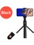 Siyah 3'ü 1 Arada Kablosuz Bluetooth Selfie Çubuğu Hafif Tripod Uzaktan Kumandalı Taşınabilir Katlanabilir Monopod El Selfie Çubuğu (Yurt Dışından) 1