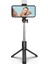 H1S Siyah Selfie Çubuklarıtaşınabilir Kablosuz Bluetooth Uyumlu Katlanabilir Mini Tripod, Iphone Xiaomi Huawei Için Dolgu Işığı Uzaktan Deklanşör ile (Yurt Dışından) 4