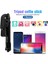 Siyah Kablosuz Bluetooth Selfie Çubuğu Tripod Katlanabilir Tripod Monopod Kamera Tutucu iPhone 13 12 Için Akıllı Telefonlar Huawei Xiaomi Samsung (Yurt Dışından) 5