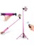 Gül Kırmızı Alüminyum Alaşım Standları Tutucu Bluetooth Selfie Sopa Tripod ile Video Blogger Monopod Için Xiaomi iPhone Huawei Telefonları (Yurt Dışından) 1