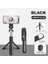 Siyah LED-70CM Uzatılabilir Tripod Cep Telefonu Için Kablosuz Bluetooth Selfie Çubuğu Dolgu Işığı ile Xiaomi iPhone Palo Selfie Için Uzaktan Kumanda (Yurt Dışından) 1
