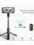 Q02S Beyaz Q02S 3'ü 1 Arada Esnek Dönen Selfie Çubuğu Tripod LED Dolgu Işığı Kablosuz Uzaktan Kumanda Selfie Çubuğu Mini Taşınabilir Selfie Çubuğu (Yurt Dışından) 4