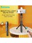 XT02-BLACK Yeni Kablosuz Bluetooth Selfie Çubuğu Taşınabilir Tripod Internet Ünlü Aracı Ios Android Telefon Için Dolgu Işığı ile Uzaktan Deklanşör (Yurt Dışından) 1