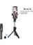 XT02-BLACK Yeni Kablosuz Bluetooth Selfie Çubuğu Taşınabilir Tripod Internet Ünlü Aracı Ios Android Telefon Için Dolgu Işığı ile Uzaktan Deklanşör (Yurt Dışından) 2