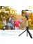 Siyah K07 K07 Kablosuz Bluetooth Selfie Çubuğu Katlanabilir Mini Tripod Genişletilebilir Monopod iPhone Ios Android Için Uzaktan Kumanda ile (Yurt Dışından) 3