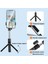 Siyah 3'ü 1 Arada Selfie Çubuğu Tripod Uzatılabilir Monopod, Akıllı Telefon Için Bluetooth Uyumlu Uzaktan Kumanda ile Iphone/samsung Için Selfie Çubuğu (Yurt Dışından) 5