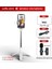 Beyaz Ekle Tc Roreta 2022 Yeni Katlanabilir Kablosuz Bluetooth Selfie Çubuğu Tripod Monopod Deklanşör Dolgu Işığı Paslanmaz Çelik Selfie Stck (Yurt Dışından) 1