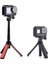 Siyah Uzatılabilir El Selfie Sopa Gopro Taşınabilir Vlog Kolu Gopro Hero Için Tripod Standı 9 8 7 6 5 Max Hero9 Djı Osmo Eylem Kamera (Yurt Dışından) 3