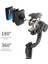 Stil E Beyaz LED Selfie Çubuğu Gimbal Sabitleyici Tripodlu Telefon Tutucu Mobil Stand Eylem Kamera LED Işık Cep Akıllı Telefon Monopod Fotoğraf (Yurt Dışından) 5
