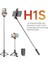 H1S Siyah Bluetooth Selfie Sopa Cep Telefonu Tutucu Geri Çekilebilir Taşınabilir Çok Fonksiyonlu Mini Tripod Kablosuz Uzaktan Deklanşör (Yurt Dışından) 1
