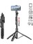 L16-ÇIFT Dolgu Işığı 153 cm Kablosuz Selfie Çubuğu Tripod Uzaktan Kumandalı Mini Taşınabilir Telefon Standı Tutucu Gopro Kamera Akıllı Telefon Için 1/4 Vida Arayüzü (Yurt Dışından) 4