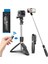 Siyah Kablosuz Bluetooth Katlanabilir Selfie Sopa Teleskopik Tripod Gopro Eylem Kamera Akıllı Telefonlar Için Uzaktan Deklanşör Maksimum Uzunluk 1 M (Yurt Dışından) 2