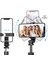 Siyah Kablosuz Bluetooth Katlanabilir Selfie Sopa Teleskopik Tripod Gopro Eylem Kamera Akıllı Telefonlar Için Uzaktan Deklanşör Maksimum Uzunluk 1 M (Yurt Dışından) 5